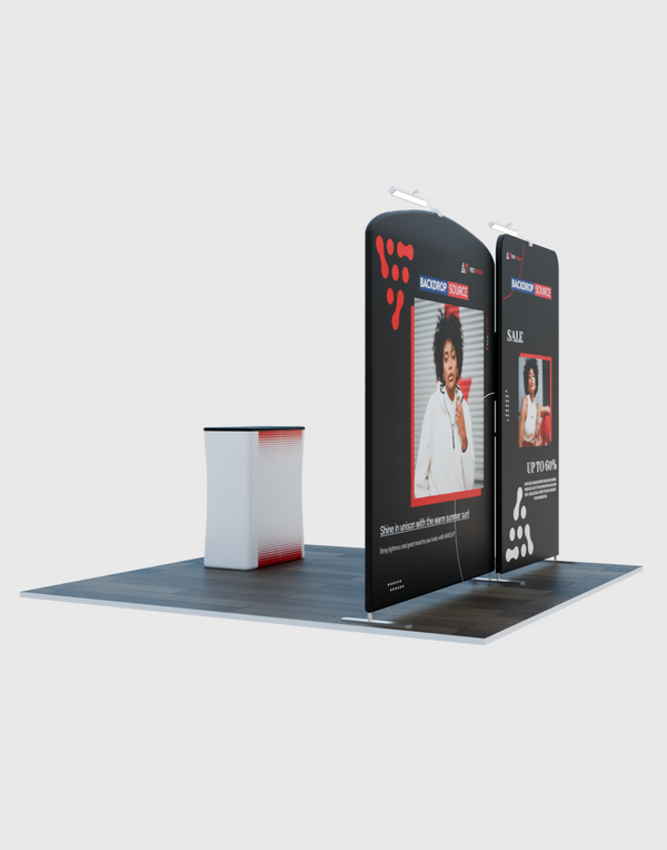 Portable Exhibit Display 3m x 3m - Model 2