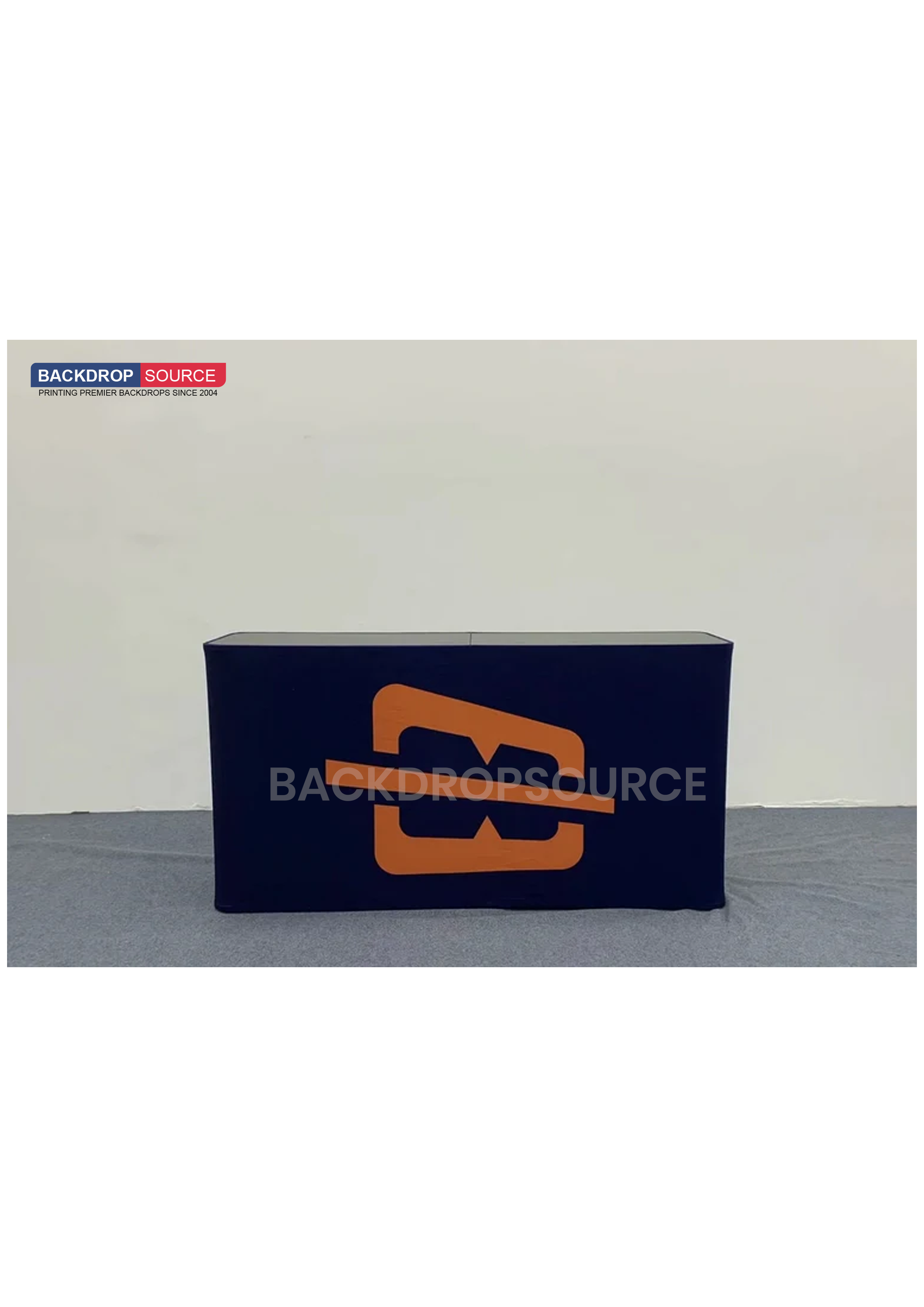 Backlit fabric Led Counter Display 1 m/1.2 m/1.8 m W