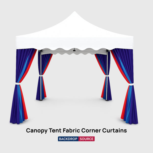 Canopy Tent Fabric Corner Curtains