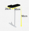 6x3m Booth Kit with Straight Centre Wall & Inclined Side Walls