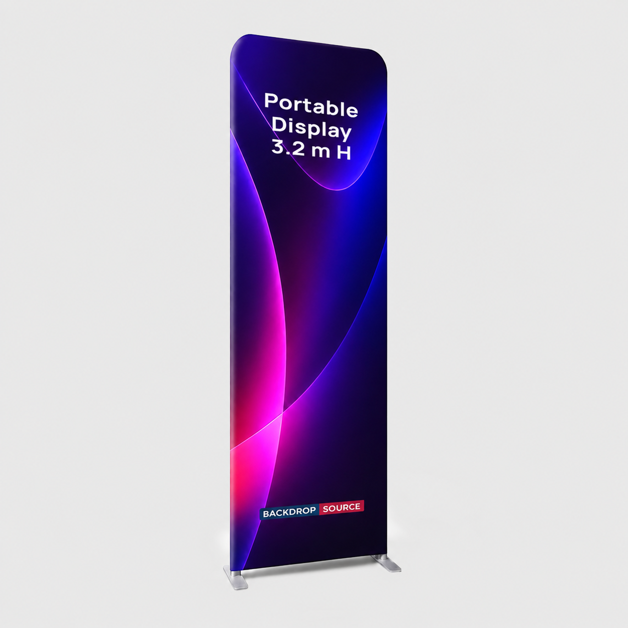 Portable 3.2m High Fabric Exhibit Display