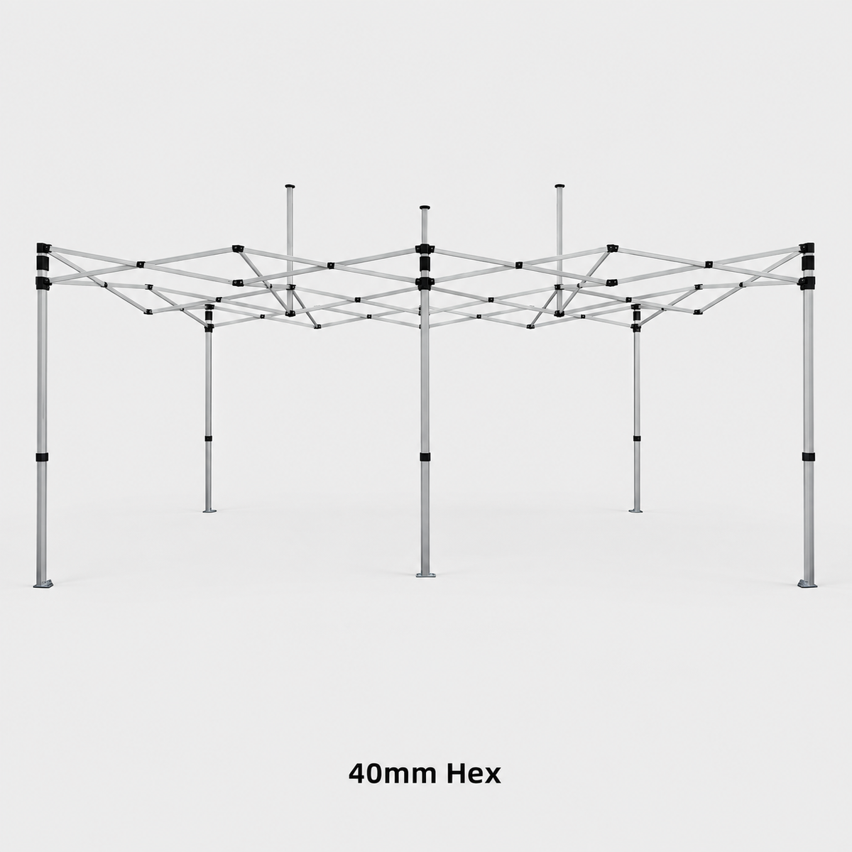 3m x 6m Canopy Tent with Peak Flag Kit