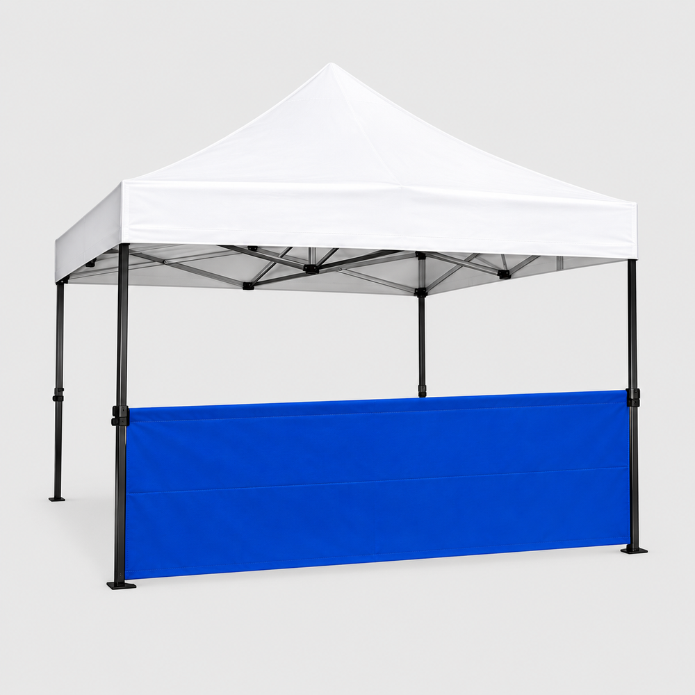 Blank Canopy Tent Half Wall (No Print)