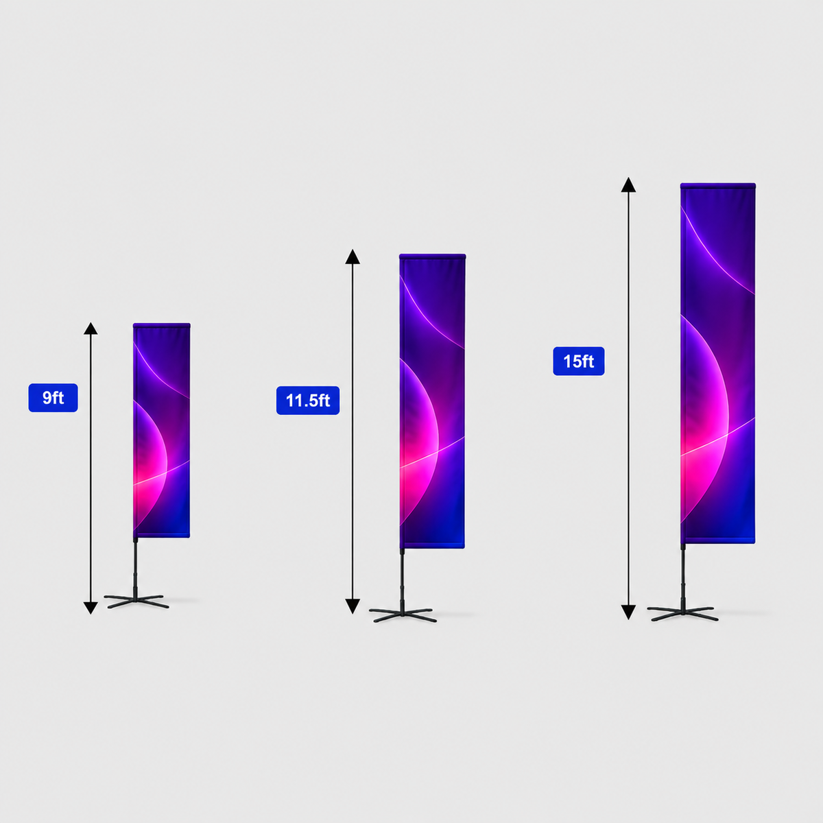 Rectangle Flag with Uni-Fit Pole
