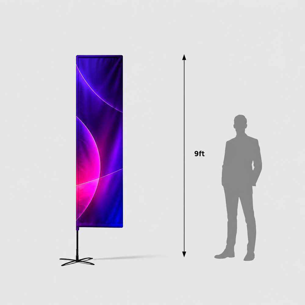 Rectangle Flag with Uni-Fit Pole