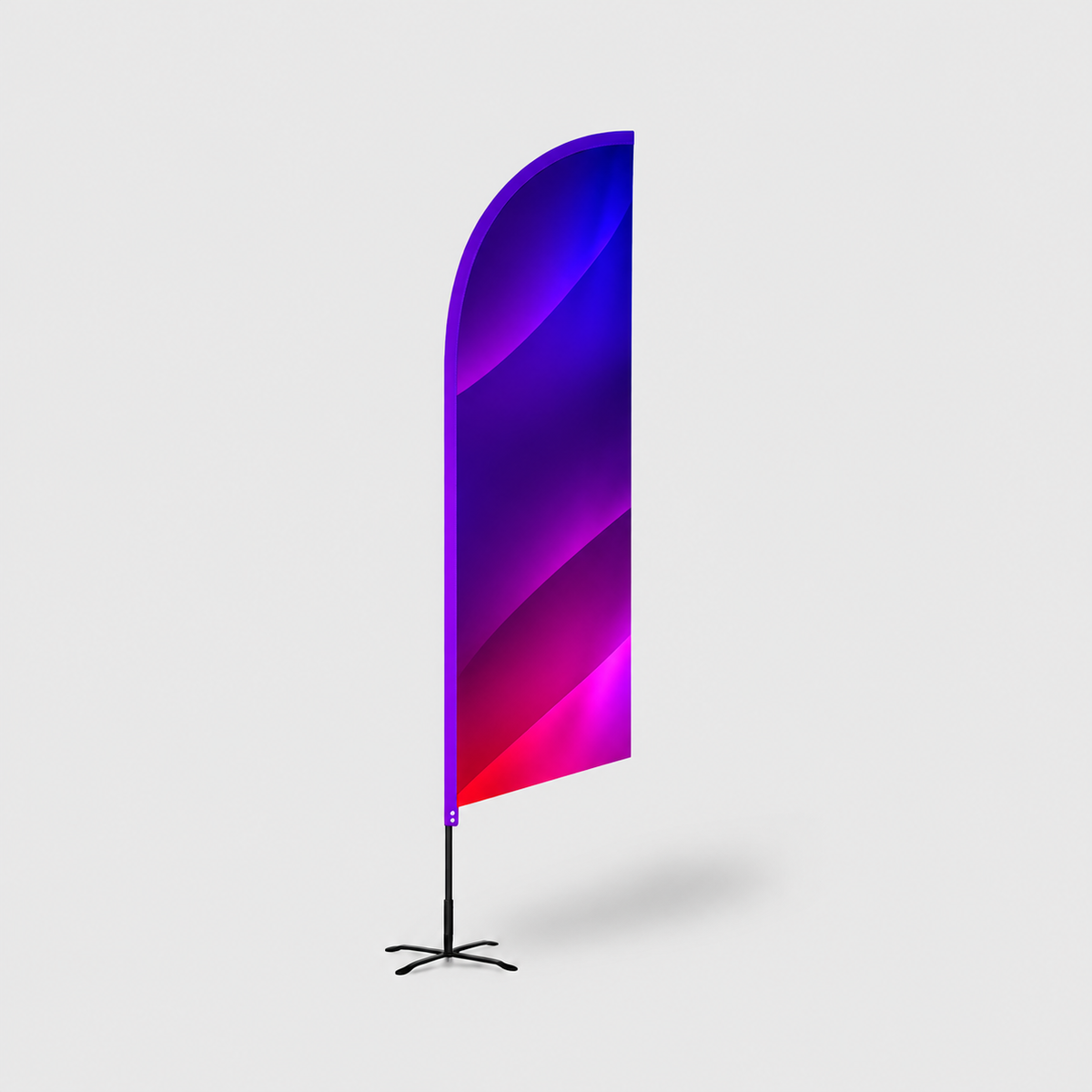 Angled Feather Flag with Uni-Fit Pole