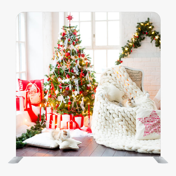 Christmas STRAIGHT TENSION FABRIC MEDIA WALL - 100