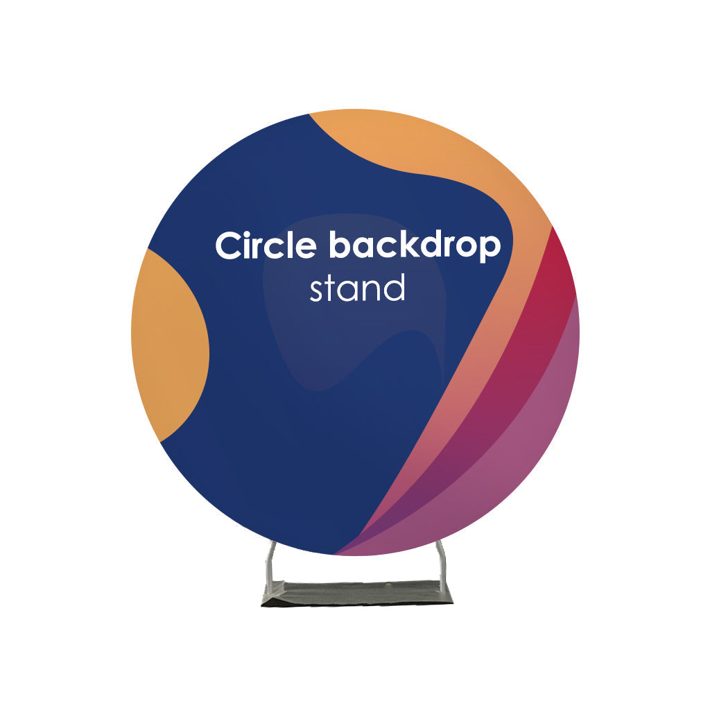 Zoo Themed Circle Round Photo Booth Backdrop