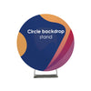 Zoo Themed Circle Round Photo Booth Backdrop