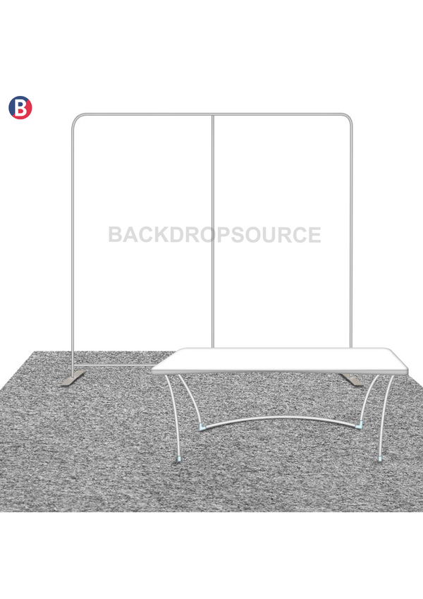 Compact 3mx3m Booth Kit with Backwall and Table Cover