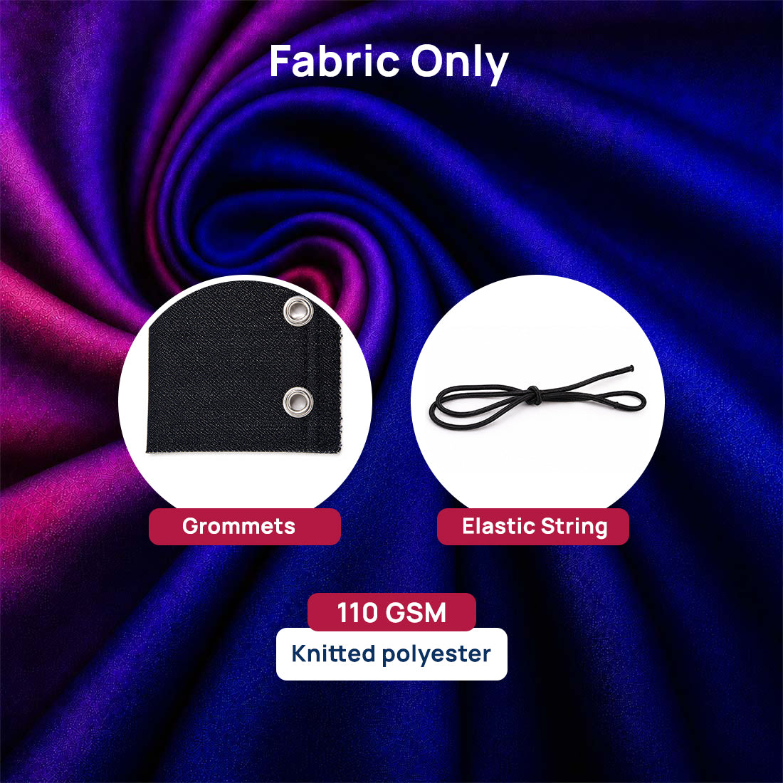 Concave Feather Fabric Flag