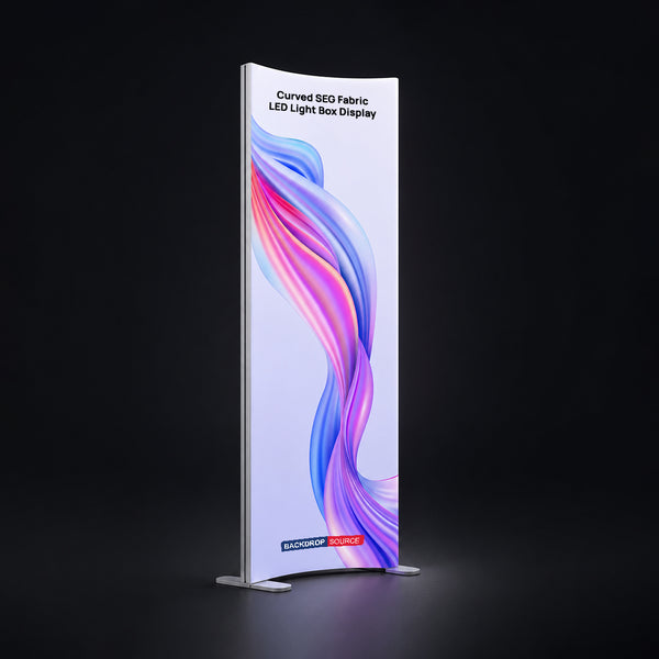 Non-Backlit Curved SEG Fabric Display