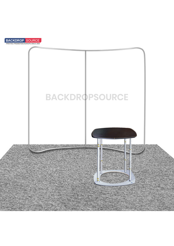 3m x 3m Curved Exhibit Pro 3-in-1 Display Kit with Illume Lights