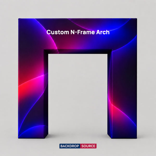 Custom N-Frame Tension Fabric Event Archway