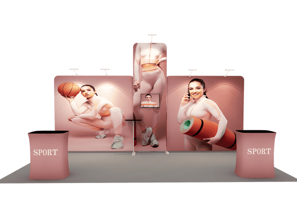 Portable Exhibit Display 6m x 3m - Model 12