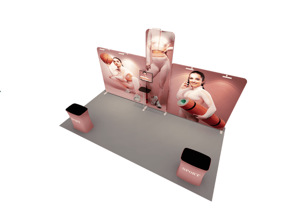 Portable Exhibit Display 6m x 3m - Model 12