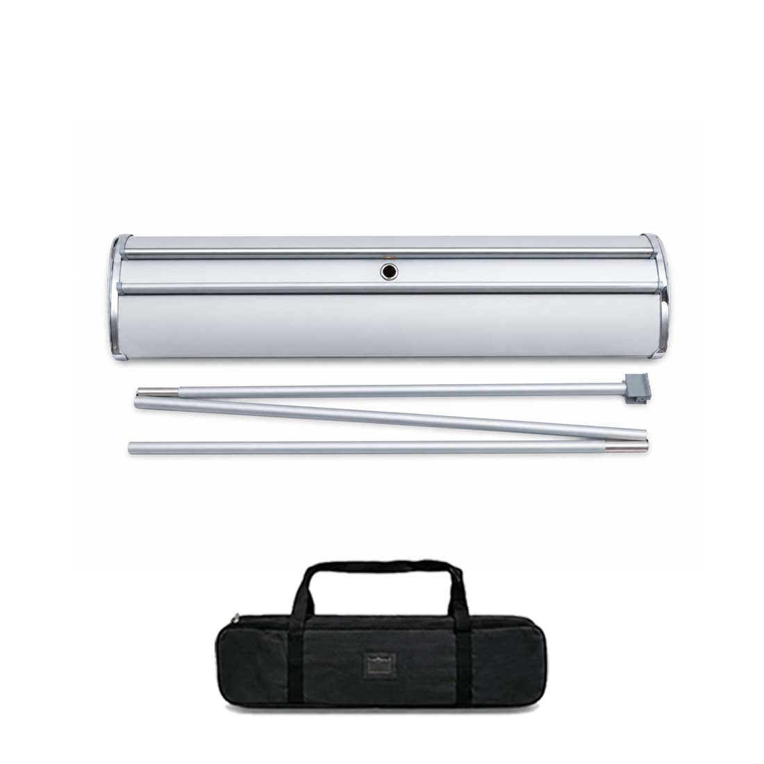 Double-screen wide base Roll Up Banner