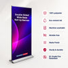 Double-screen wide base Roll Up Banner
