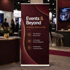 Double-screen wide base Roll Up Banner
