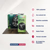 EZ Exhibit Essentials: 3mx3m Booth Kit with Backwall and Banner Stand