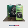 EZ Exhibit Essentials: 3mx3m Booth Kit with Backwall and Banner Stand