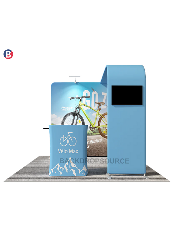 Economy L Arch TV Display Exhibition Kit for 3m Wide Booths