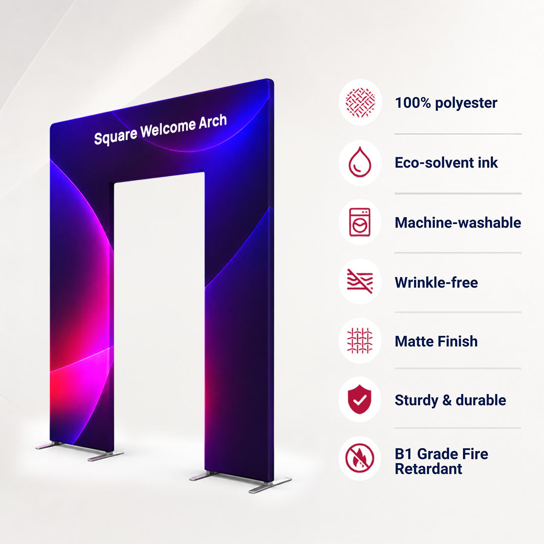 Square Welcome Arch Stand