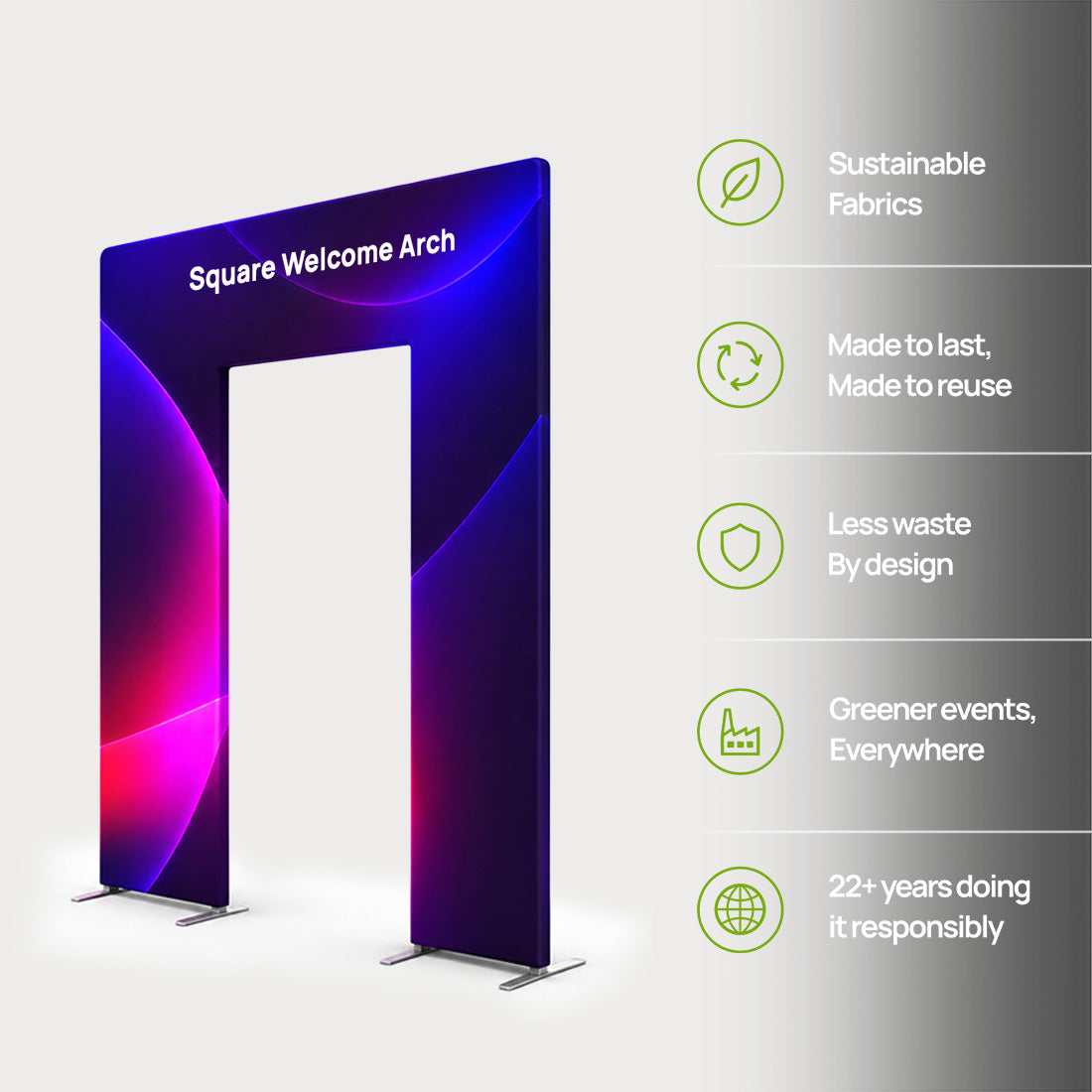 Square Welcome Arch Stand