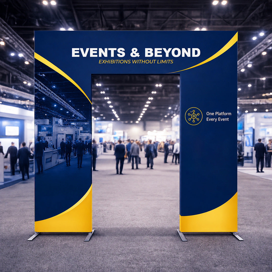 Square Welcome Arch Stand