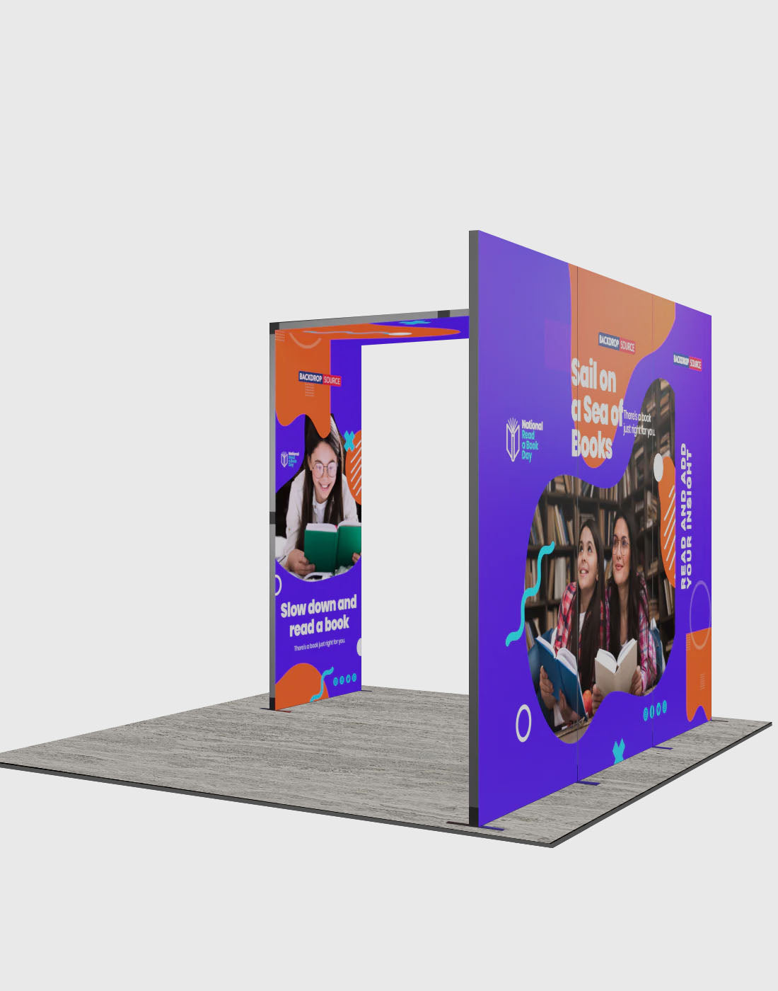 Foldable SEG  Exhibition Display - Model 1