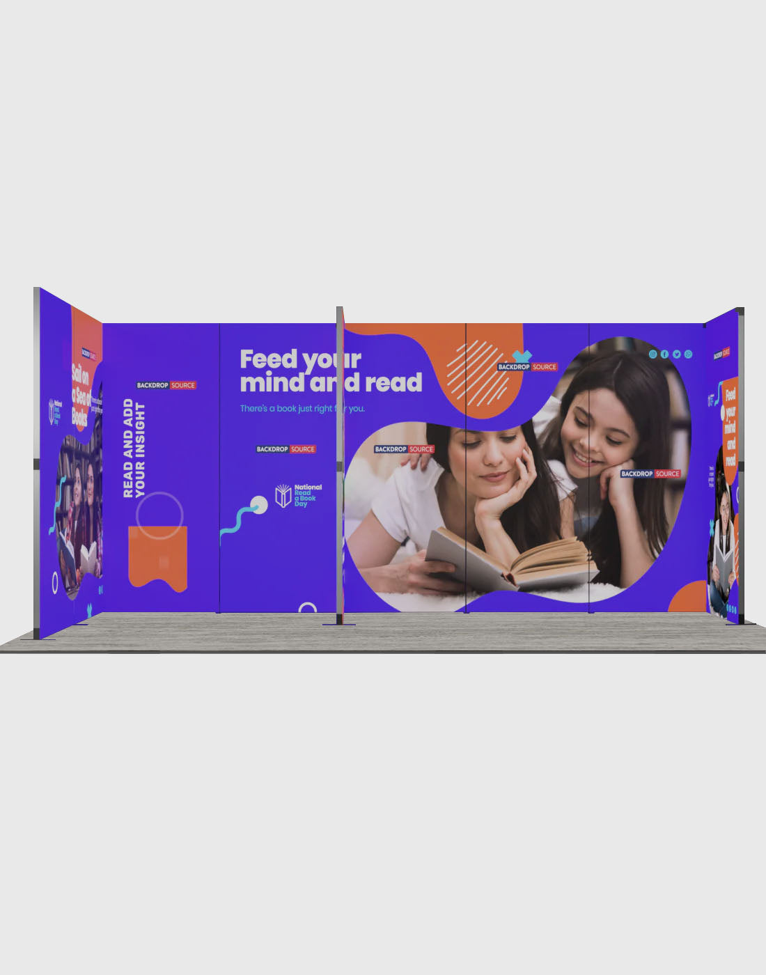 Foldable SEG  Exhibition Display - Model 15