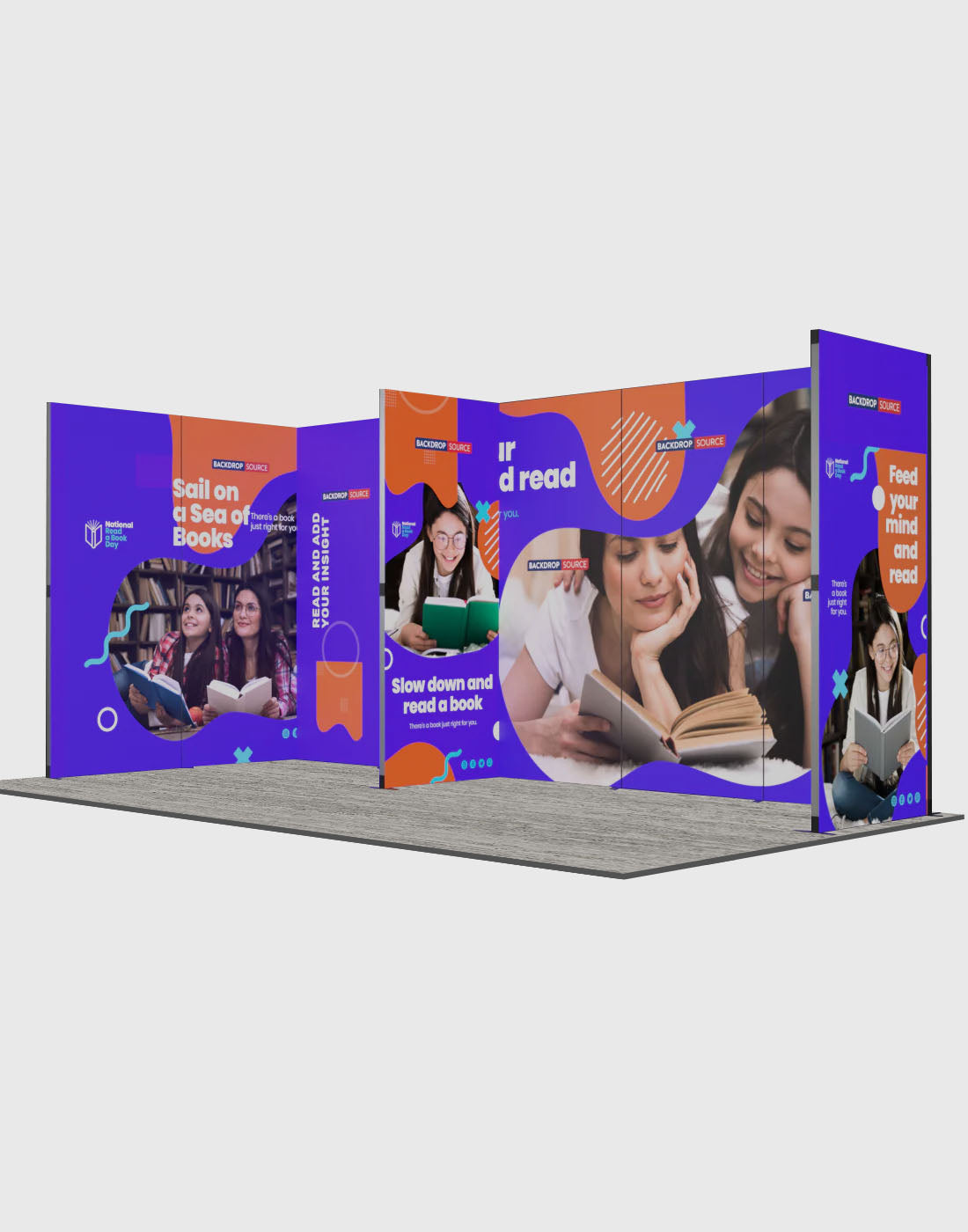 Foldable SEG  Exhibition Display - Model 15