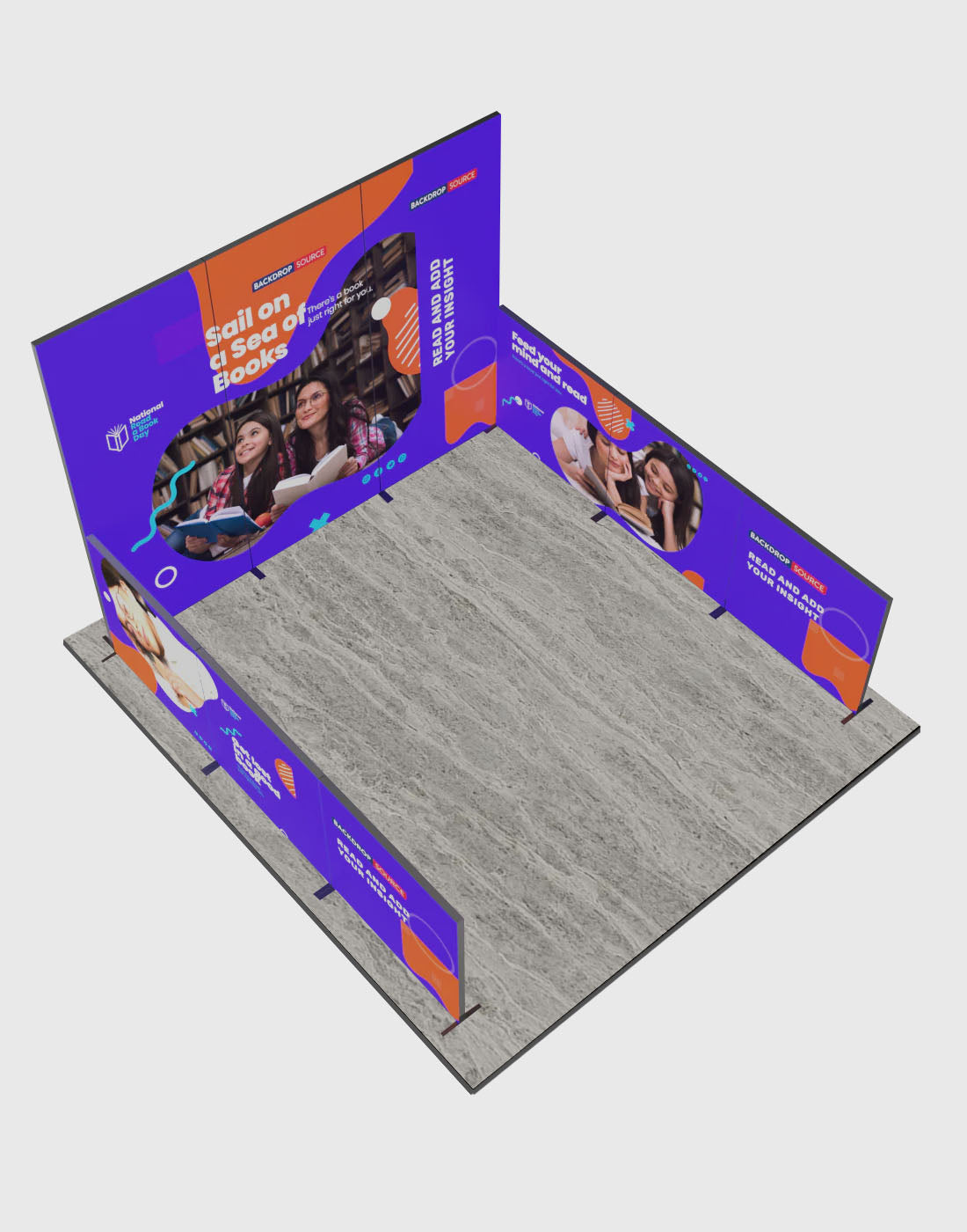 Foldable SEG Exhibition Display - Model 3