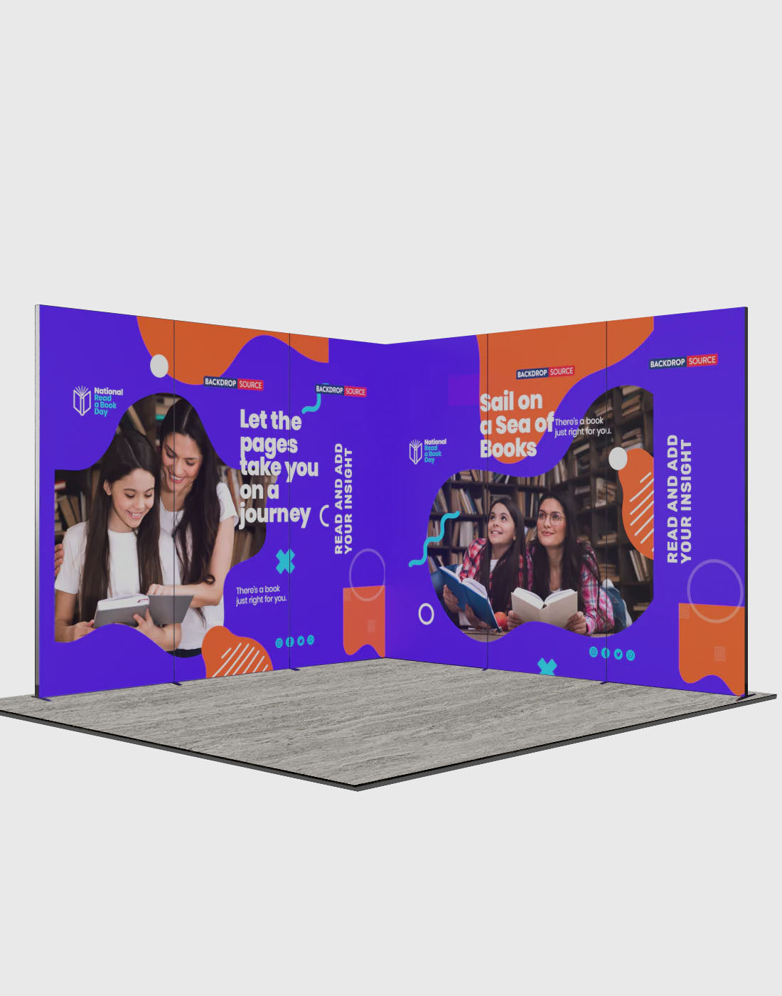 Foldable SEG  Exhibition Display - Model 5