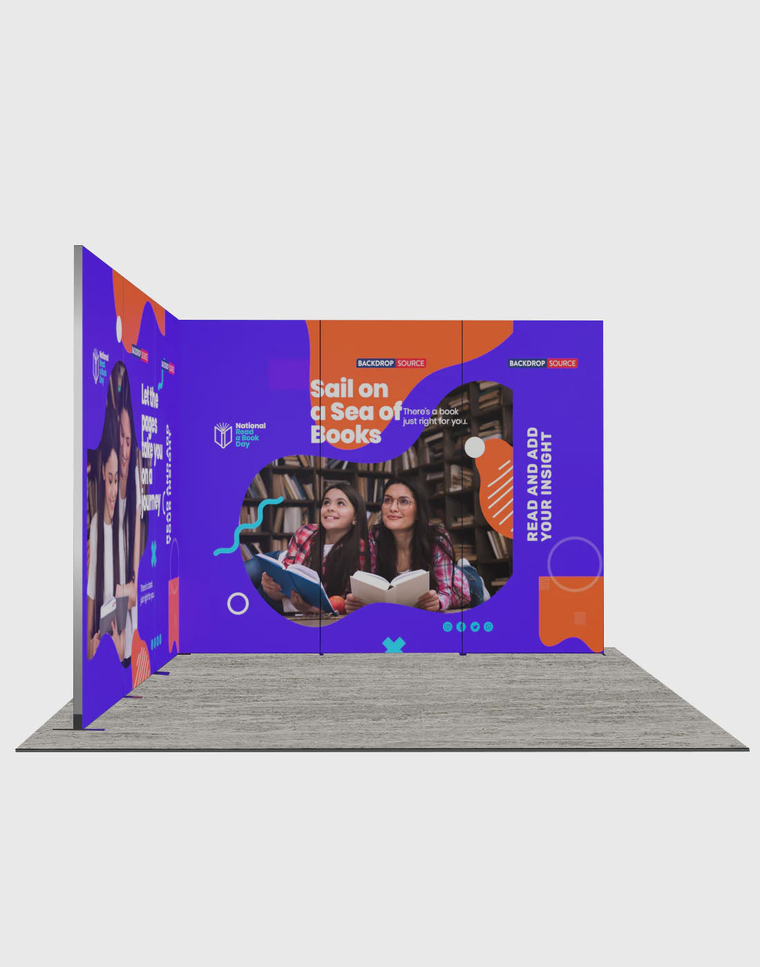 Foldable SEG  Exhibition Display - Model 5