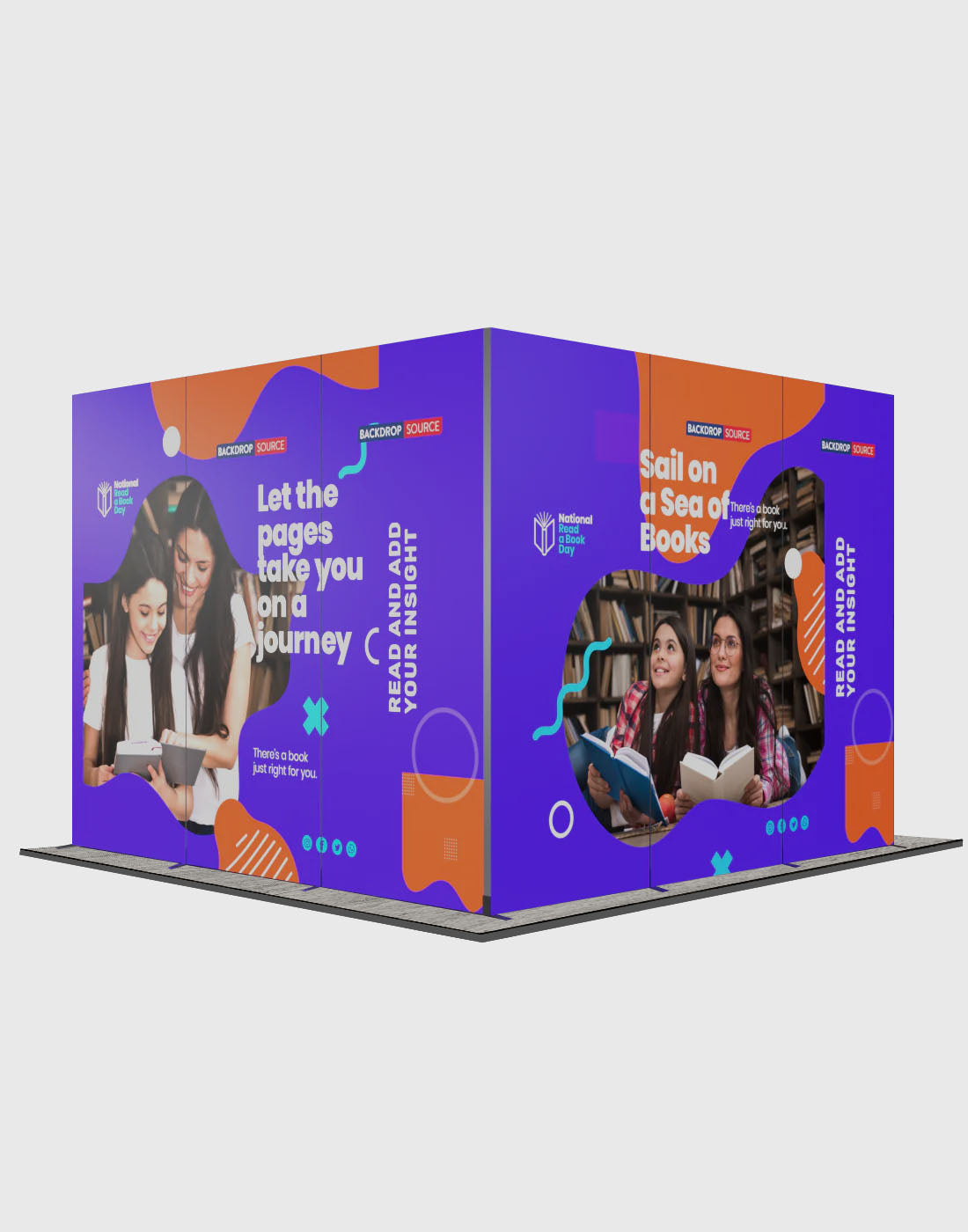 Foldable SEG  Exhibition Display - Model 5