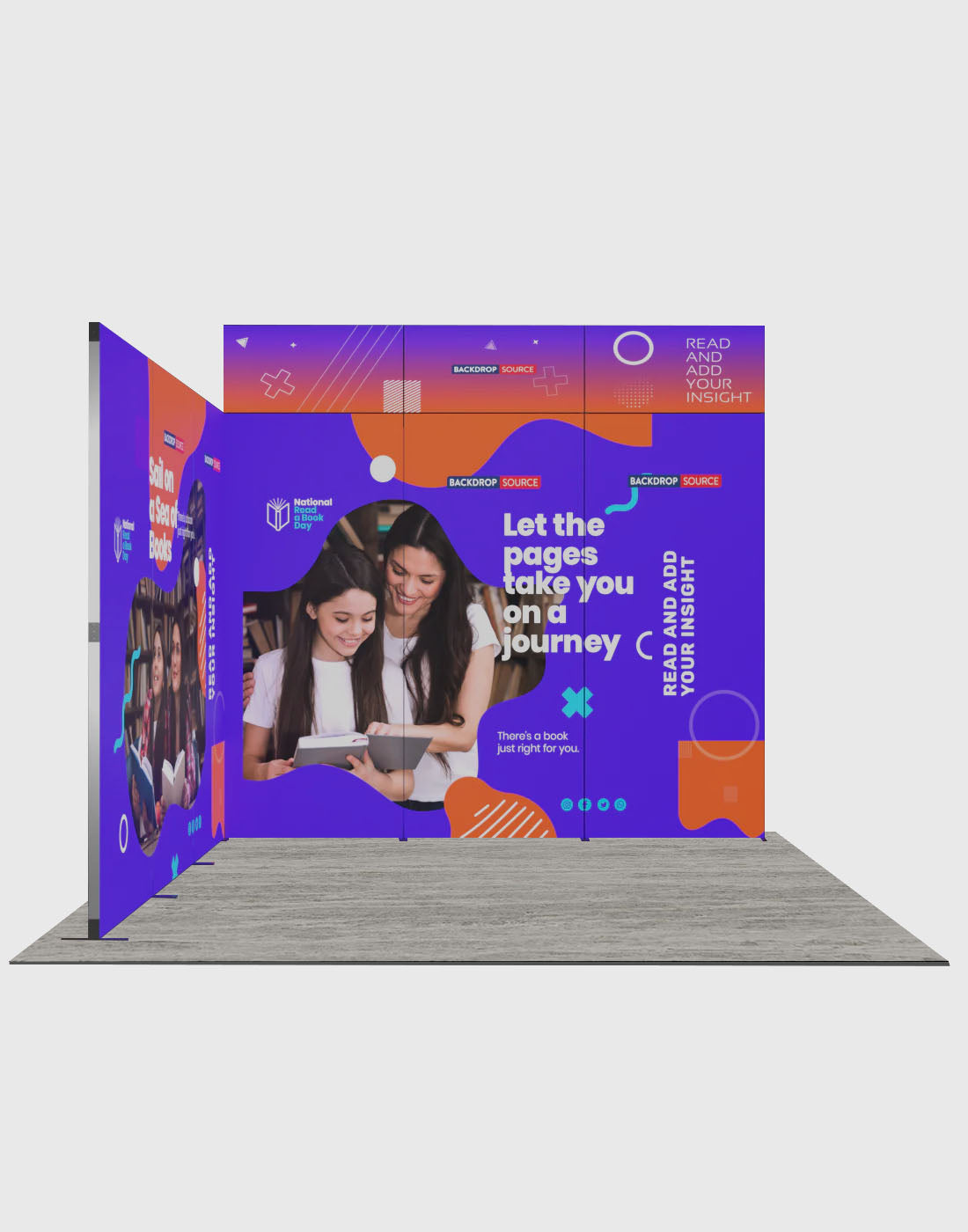 Foldable SEG  Exhibition Display - Model 7