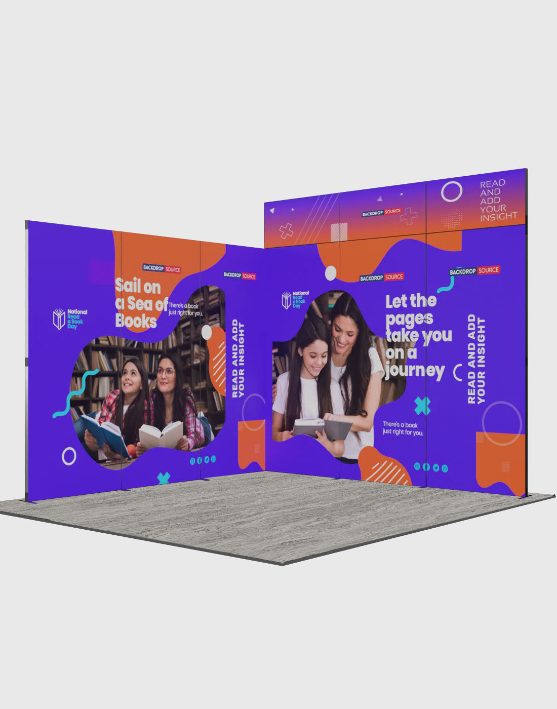 Foldable SEG  Exhibition Display - Model 7