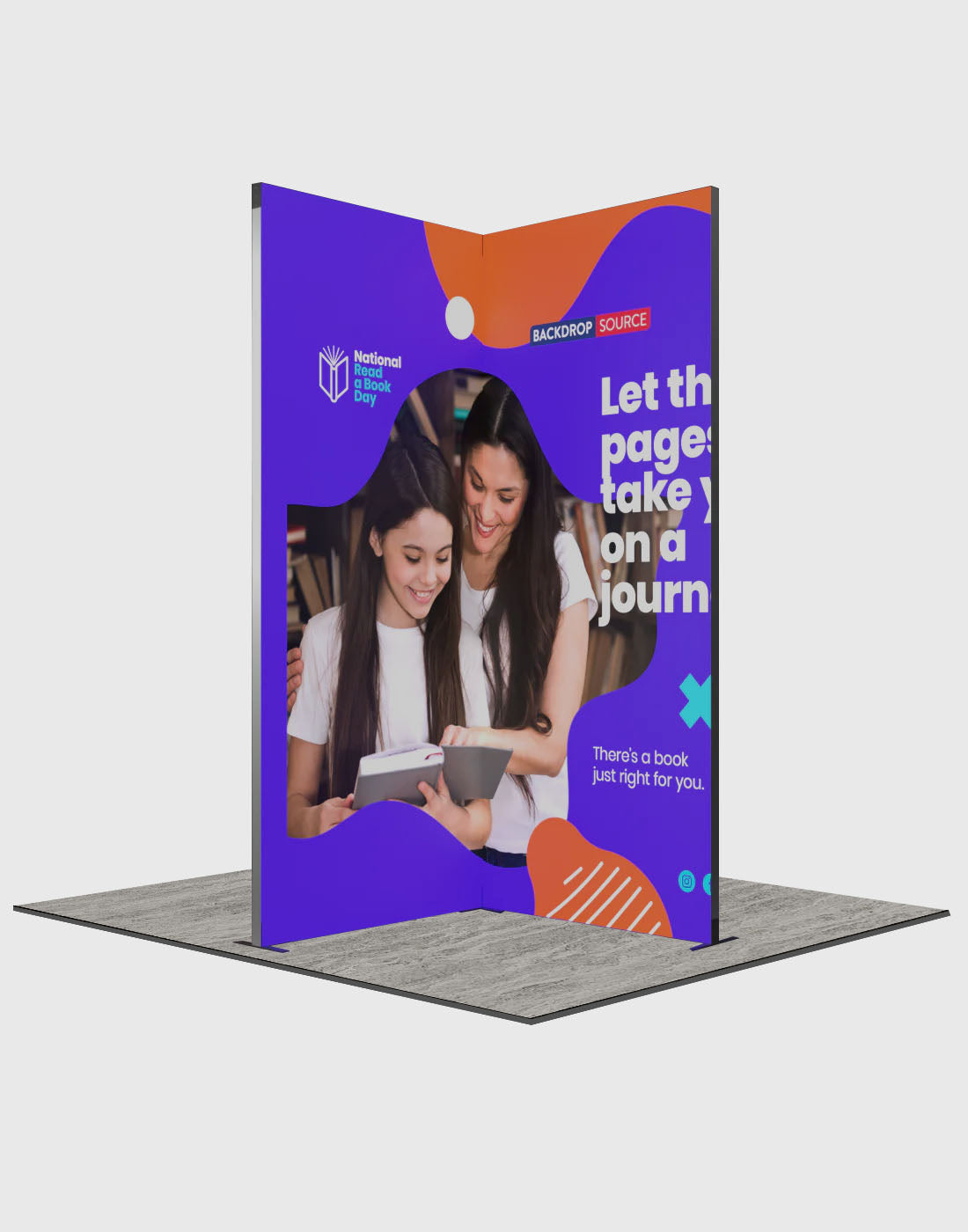 Foldable SEG  Exhibition Display - Model 8