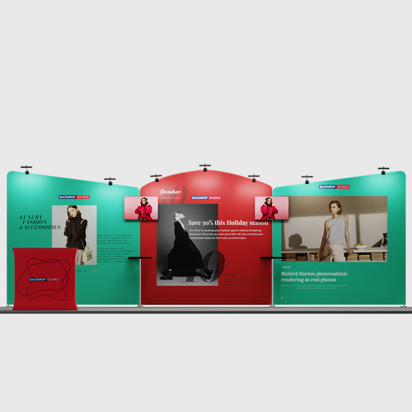 6m Round Top with Inclined Straight Exhibition Kit