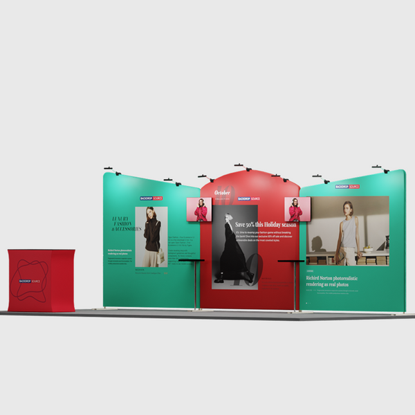 6m Round Top with Inclined Straight Exhibition Kit