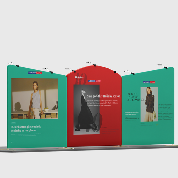 6m Round Top with Inclined Straight Exhibition Kit