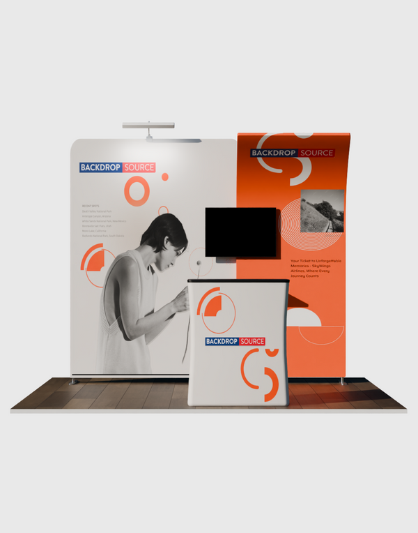 Portable Exhibit Display 3m x 3m - Model 14