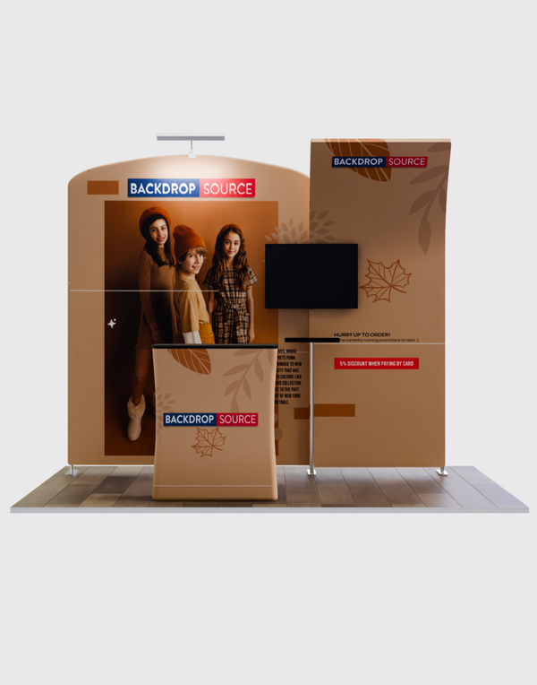 Portable Exhibit Display 3m x 3m - Model 8