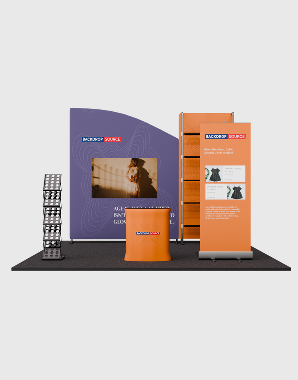 Portable Exhibit Display 3m x 3m - Model 18