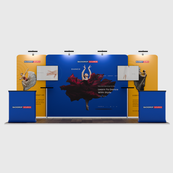 Portable Exhibit Display 6m x 3m - Model 4