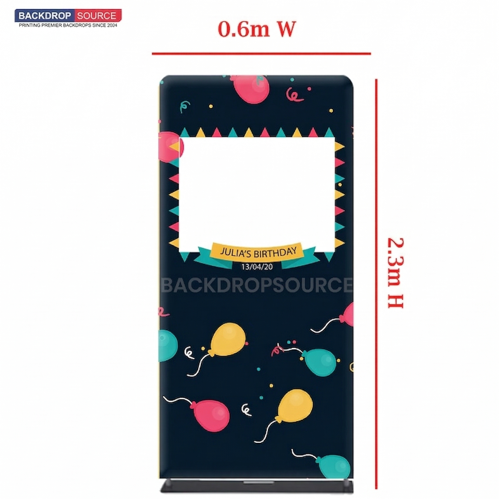 Personalized Fabric Event Selfie Frame