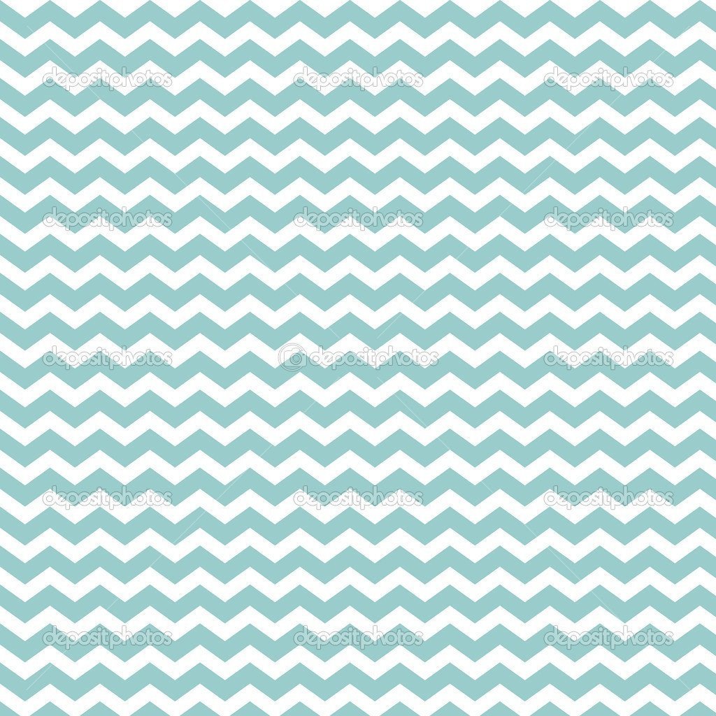 Green and White Waves Chevron  Backdrop