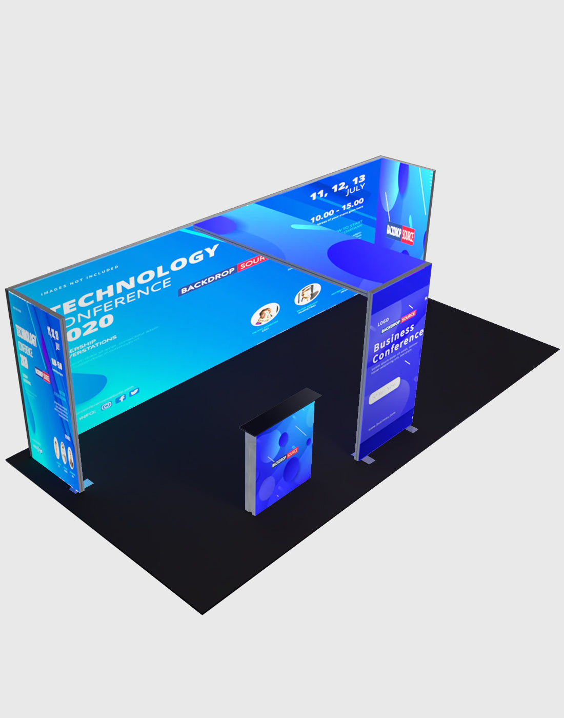 Modular Light Box Display SEG Modular Lightbox Display Kit - Model 13 – Backdropsource India