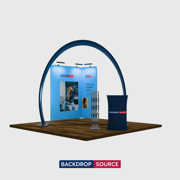 Modular Horseshoe Arch Exhibition Kit for 3m Wide Booths